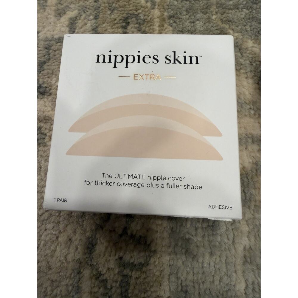 Nippies skin EXTRA B-SIX Adhesive Covers One Size Nude Color 1 Pair NEW NIB